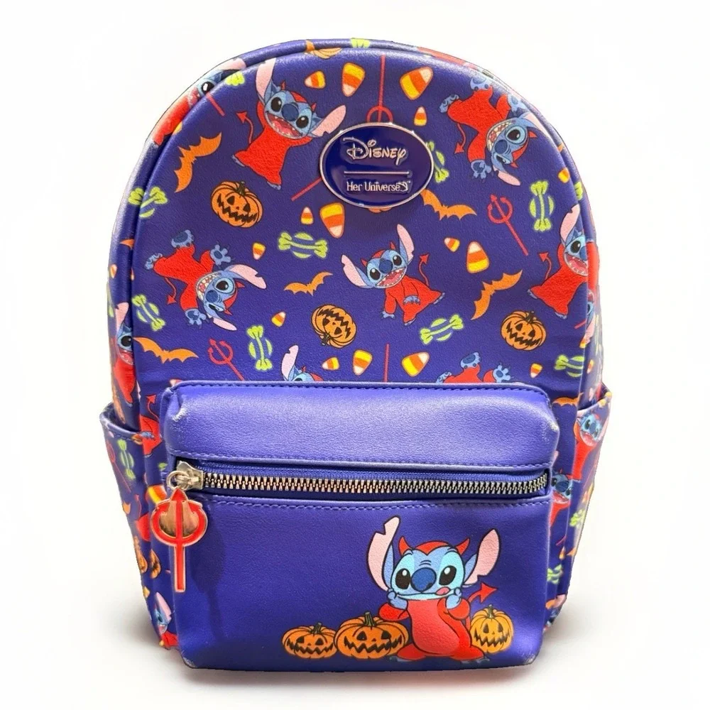 Her Universe Disney Lilo & Stitch Devil Halloween Mini Backpack